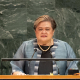 La ministra de Exteriores de Filipinas, Theresa Lazaro, durante un discurso en la asamblea de la ONU.  Europa Press/Contacto/Lev Radin
