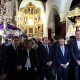 The general secretary of the PSOE-A and its candidate for the Junta, María Jesús Montero, this Thursday on her visit to the Holy Week of Jaén. PSOE-A