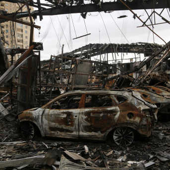 Estragos causados por el impacto de un misil israelí en Irán. Imagen de archivo Europa Press/Contacto/Shadati