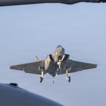 Imagen de archivo de un caza F-35C Lightning II de EEUU. Europa Press/Contacto/Us Navy/U.S. Navy
