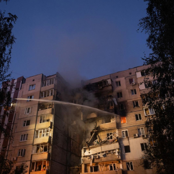 Imagen de archivo de un ataque contra un edificio en Kiev, Ucrania. Svet Jacqueline/ZUMA Press Wire/ DPA