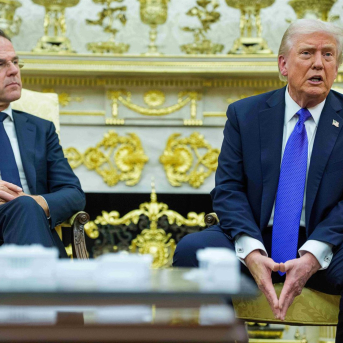 El presidente de EEUU, Donald J Trump, durante unas declaraciones en el Despacho Oval junto al secretario general de la OTAN, Mark Rutte. Europa Press/Contacto/Aaron Schwartz - Pool via CN El presidente de EEUU, Donald J Trump, durante unas declaraciones en el Despacho Oval junto al secretario general de la OTAN, Mark Rutte. Europa Press/Contacto/Aaron Schwartz - Pool via CN