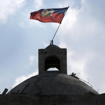 Bandera de Haití en Puerto Príncipe, la capital del país Europa Press/Contacto/Jose A. Iglesias