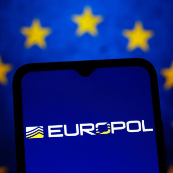 Logo de Europol (Agencia de la Unión Europea para la Cooperación Policial)  Europa Press/Contacto/Thomas Fuller