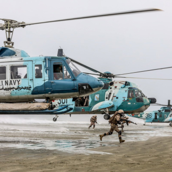 Simulacros de combate iraníes en el estrecho de Ormuz (imagen de archivo)  Iranian Army Office/ZUMA Press W / DPA