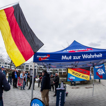 Acto de Alternativa para Alemania (AfD) en Múnich Europa Press/Contacto/Sachelle Babbar Acto de Alternativa para Alemania (AfD) en Múnich Europa Press/Contacto/Sachelle Babbar