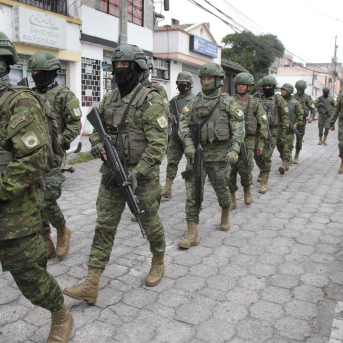 Militares en las calles de Quito, la capital de Ecuador Europa Press/Contacto/Mateo Armas Militares en las calles de Quito, la capital de Ecuador Europa Press/Contacto/Mateo Armas