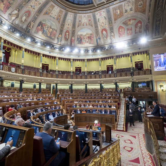 Diputados en el hemiciclo del Congreso en una sesión plenaria. Alberto Ortega - Europa Press Diputados en el hemiciclo del Congreso en una sesión plenaria. Alberto Ortega - Europa Press