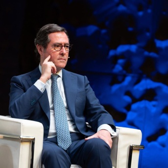 El presidente de la CEOE, Antonio Garamendi Isa Saiz - Europa Press
