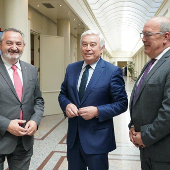 Los senadores lucenses del PP, José Manuel Balseiro, José Manuel Barreiro y Juan Carlos Serrado PP LUGO Los senadores lucenses del PP, José Manuel Balseiro, José Manuel Barreiro y Juan Carlos Serrado PP LUGO