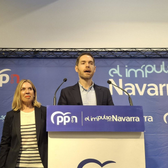 El secretario general del Partido Popular de Navarra, Sergio Sayas. EUROPA PRESS