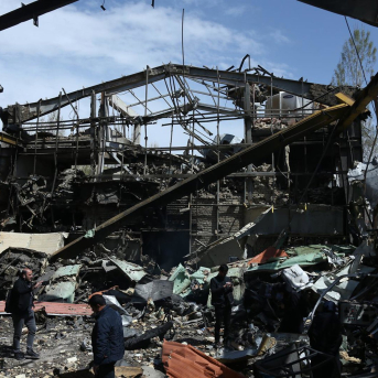 Un edificio en Irán destrozado tras nuevos ataques de Israel y Palestina contra el país asiático. Imagen de archivo Europa Press/Contacto/Sha Dati