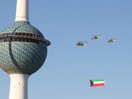 Imagen de archivo de varios helicópteros de la Fuerza Aérea de Kuwait. Europa Press/Contacto/Yin Ke