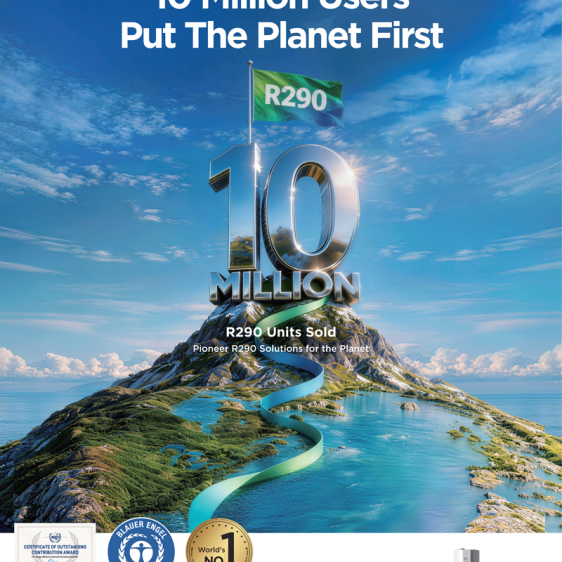 Midea vende más de 10 millones de unidades R290 y lidera la descarbonización de la climatización