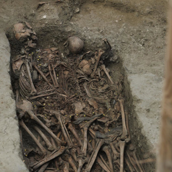 Detalle de una fosa del Barranco de Víznar. Archivo. Álex Cámara - Europa Press Detalle de una fosa del Barranco de Víznar. Archivo. Álex Cámara - Europa Press