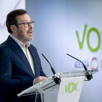 El portavoz de Vox, José Antonio Fúster, durante una rueda de prensa posterior a la reunión del Comité de Acción Política de Vox. Alberto Ortega - Europa Press El portavoz de Vox, José Antonio Fúster, durante una rueda de prensa posterior a la reunión del Comité de Acción Política de Vox. Alberto Ortega - Europa Press