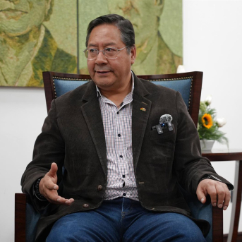 El expresidente de Bolivia Luis Arce  Europa Press/Contacto/He Bing