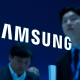 FILED - 01 September 2012, Berlin: The logo of the South Korean company Samsung is seen at the International Consumer Electronics Fair IFA. Photo: Robert Schlesinger/dpa-Zentralbild/dpa Robert Schlesinger/dpa-Zentralbi