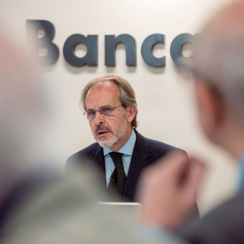El consejero delegado de Banca March, José Luis Acea, durante la presentación de sus resultados anuales de 2022, en la sede de Banca March, a 14 de marzo de 2023, en Madrid (España). Gabriel Luengas - Europa Press