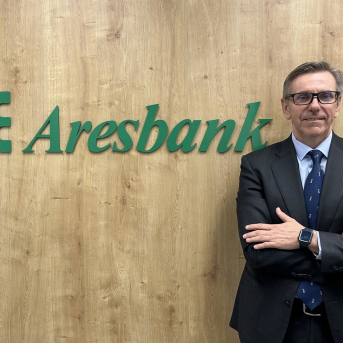 El director financiero de Aresbank, José Daudén. ARESBANK