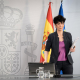 The Minister of Inclusion, Social Security and Migration of Spain, Elma Saiz, during a press conference after the Council of Ministers, at La Moncloa Palace, on April 7, 2026, in Madrid (Spain). Diego Radamés - Europa Press