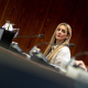 La Ex Miss Asturias, Claudia Montes, a su llegada al Tribunal Supremo, a 8 de abril de 2026, en Madrid (España). Alberto Ortega - Europa Press