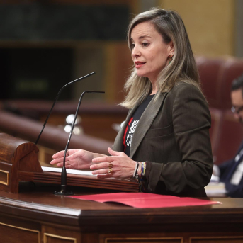 La portavoz de Sumar en el Congreso, Verónica Martínez, interviene durante una sesión de control al Gobierno, en el Congreso, a 25 de marzo de 2026, en Madrid (España). Eduardo Parra - Europa Press La portavoz de Sumar en el Congreso, Verónica Martínez, interviene durante una sesión de control al Gobierno, en el Congreso, a 25 de marzo de 2026, en Madrid (España). Eduardo Parra - Europa Press