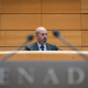 The President of the Senate, Pedro Rollán, during a plenary session in the Senate, on February 17, 2026, in Madrid (Spain). Fernando Sánchez - Europa Press