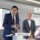 El ministro para la Transformación Digital y de la Función Pública, Óscar López, y el ceo de Sateliot, Jaume Sanpere DAVID ZORRAKINO - EUROPA PRESS