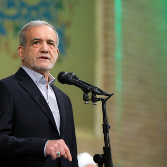 El president de l'Iran, Masud Pezeshkian (arxiu) -/Iranian Presidency/dpa