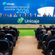 La dirección de Unicaja durante la celebración de la junta general de accionistas 2026. UNICAJA