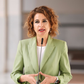 La secretaria general del PSOE-A y candidata a la Presidencia de la Junta de Andalucía, María Jesús Montero Joaquín Corchero - Europa Press