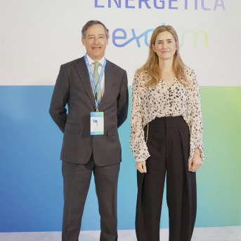 Sara Aagesen i Javier Goñi EDUARDO EXPOSITO/EXOLUM