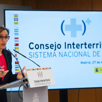 Imagen de archivo de la ministra de Sanidad, Mónica García, ofreciendo declaraciones a los medios tras el pleno del Consejo Interterritorial del Sistema Nacional de Salud (CISNS). Mateo Lanzuela - Europa Press Imagen de archivo de la ministra de Sanidad, Mónica García, ofreciendo declaraciones a los medios tras el pleno del Consejo Interterritorial del Sistema Nacional de Salud (CISNS). Mateo Lanzuela - Europa Press