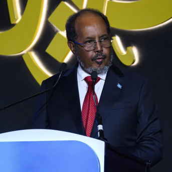 El presidente de Somalia, Hasán Sheij Mohamud, durante un acto en Qatar en febrero de 2026 (archivo) Europa Press/Contacto/Noushad Variyattiyakkal