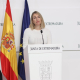 La presidenta de la Junta d'Extremadura en funcions, María Guardiola, durant la decisió del XIX Premi Europeu Carles V a la Presidència de la Junta d'Extremadura, a 8 d'abril de 2026, a Mèrida, Extremadura (Espanya). Jorge Armestar - Europa Press
