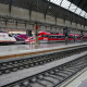 Un tren Irlo y un Avant parados en  la estación de Santa Justa de Sevilla Eduardo Briones - Europa Press