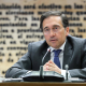 El ministro de Asuntos Exteriores, Unión Europea y Cooperación, José Manuel Albares, comparece ante la Comisión de Asuntos Exteriores, en el Senado, a 10 de abril de 2026, en Madrid (España).  Marta Fernández - Europa Press