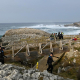 Pasarela colapsada en la playa de El Bocal en Santander.-ARCHIVO NACHO CUBERO-EUROPA PRESS