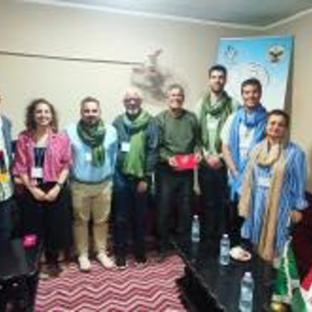 La delegación navarra concluye su visita a Tindouf con una reunión con el presidente del Consejo Nacional Saharaui