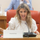 La vicepresidenta segona i ministra de Treball i Economia Social, Yolanda Díaz, durant una reunió, al Congrés dels Diputats, el 23 de març de 2026, a Madrid (Espanya). Eduardo Parra - Europa Press
