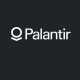 Logo de Palantir. PALANTIR