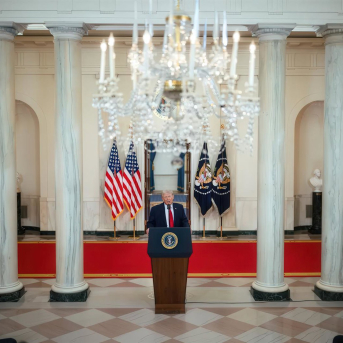 El presidente de EEUU, Donald Trump  Europa Press/Contacto/Daniel Torok/White House