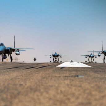 Aviones de combate en Arabia Saudí (imagen de archivo) MINISTERIO DE DEFENSA DE ARABIA SAUDÍ