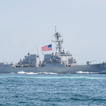 El destructor estadounidnese 'USS Michael Murphy' (archivo) Europa Press/Contacto/Mcs2 Nathan K. Serpico