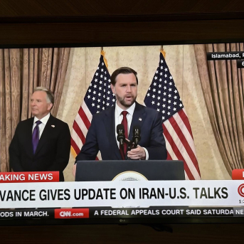 Vance comparece en Islamabad para anunciar el fracaso de las conversaciones con Irán, a 12 de abril de 2026 Europa Press/Contacto/Wang Shen Vance comparece en Islamabad para anunciar el fracaso de las conversaciones con Irán, a 12 de abril de 2026 Europa Press/Contacto/Wang Shen