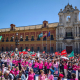Imágenes de la  manifestación de las Mareas Blancas por las calles de Sevilla. A 12 de abril de 2026 en Sevilla, Andalucía (España). Francisco J. Olmo - Europa Press