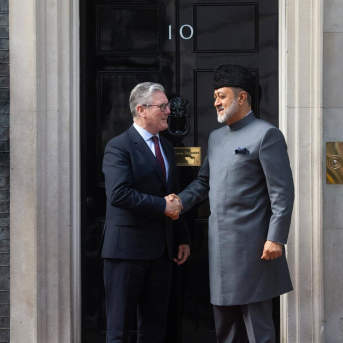 Keir Starmer recibe al sultán de Omán, Haitham bin Tarik al Said, en Londres (imagen de archivo) Europa Press/Contacto/Tayfun Salci