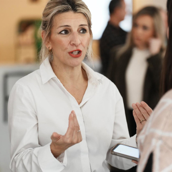 The Second Vice President and Minister of Labor and Social Economy, Yolanda Díaz. H.BILBAO YOLANDA DÍAZ