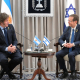 El presidente de Israel, Isaac Herzog, junto a Javier Milei, el 6 de febrero de 2024 -/Presidencia Argentina/dpa
